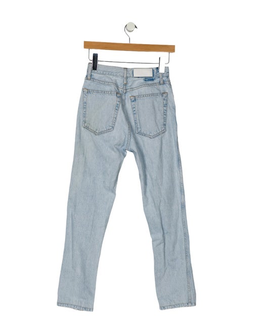 RE/DONE High-Rise Straight Leg Jeans