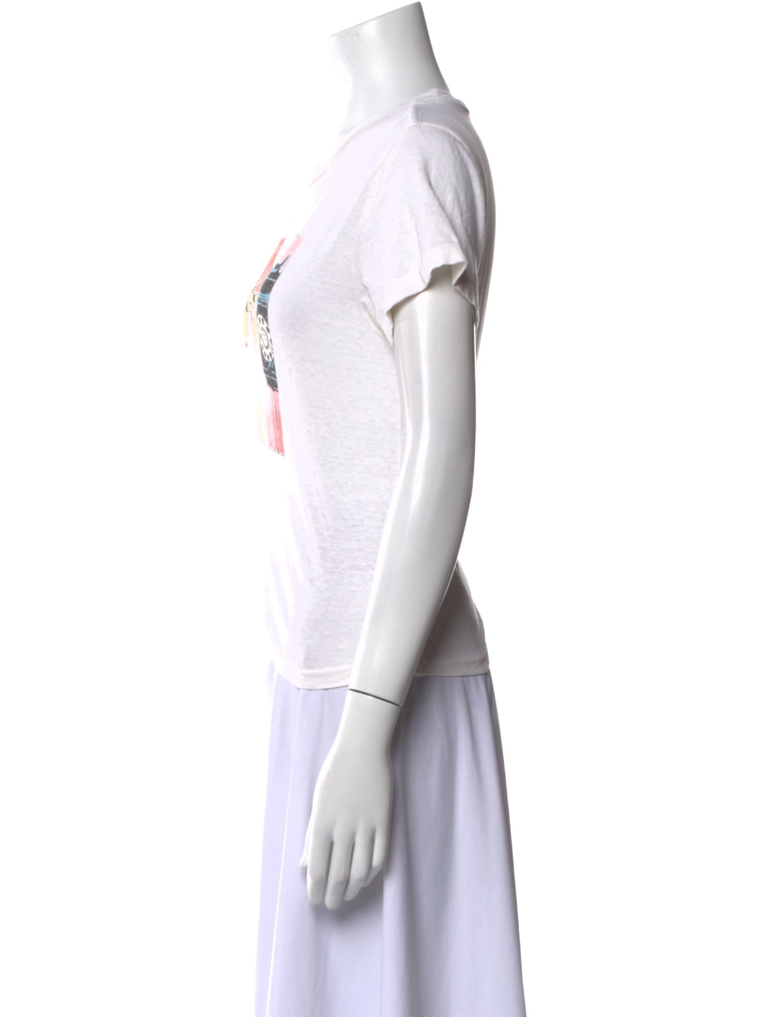 RE/DONE Graphic Print Crew Neck T-Shirt