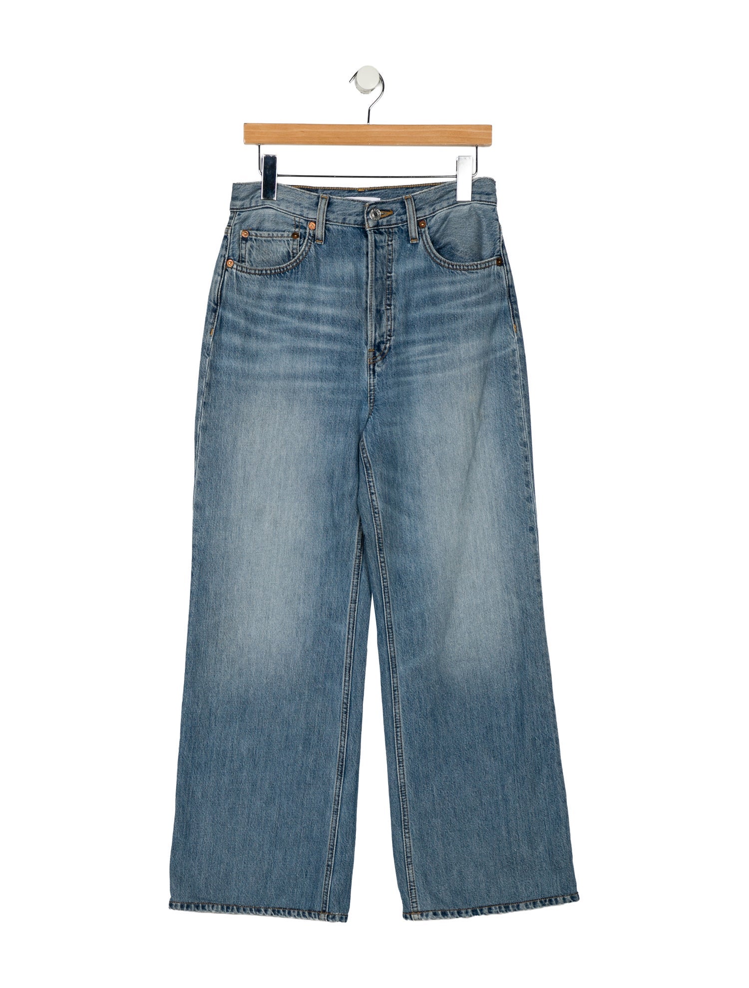 RE/DONE High-Rise Wide Leg Jeans