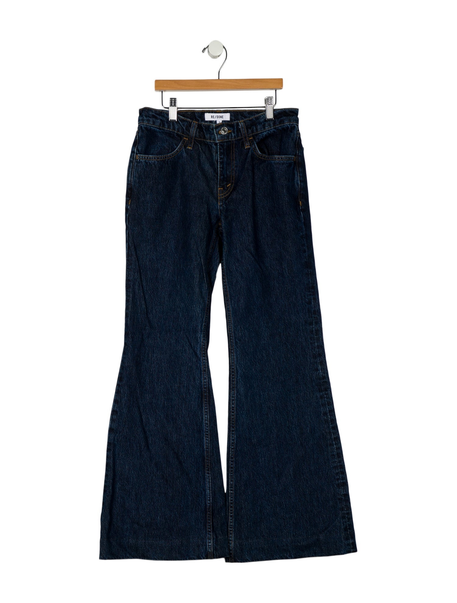 RE/DONE Mid-Rise Wide Leg Jeans