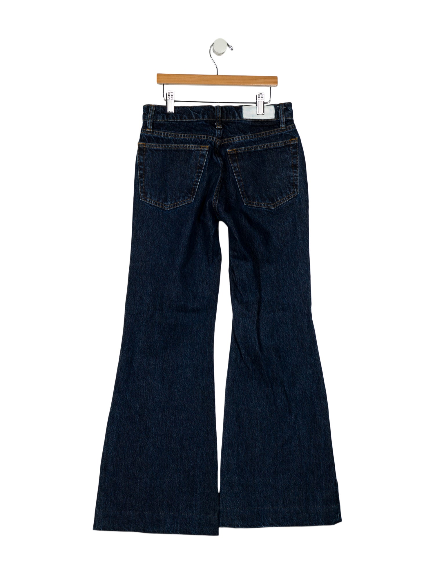 RE/DONE Mid-Rise Wide Leg Jeans