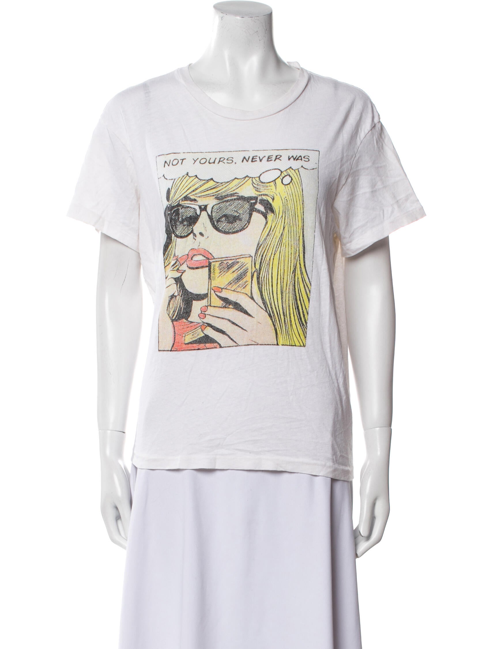 RE/DONE Graphic Print Crew Neck T-Shirt