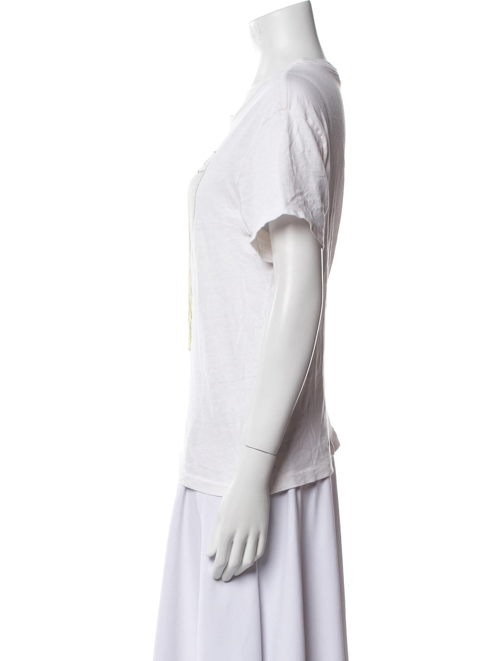 RE/DONE Graphic Print Crew Neck T-Shirt