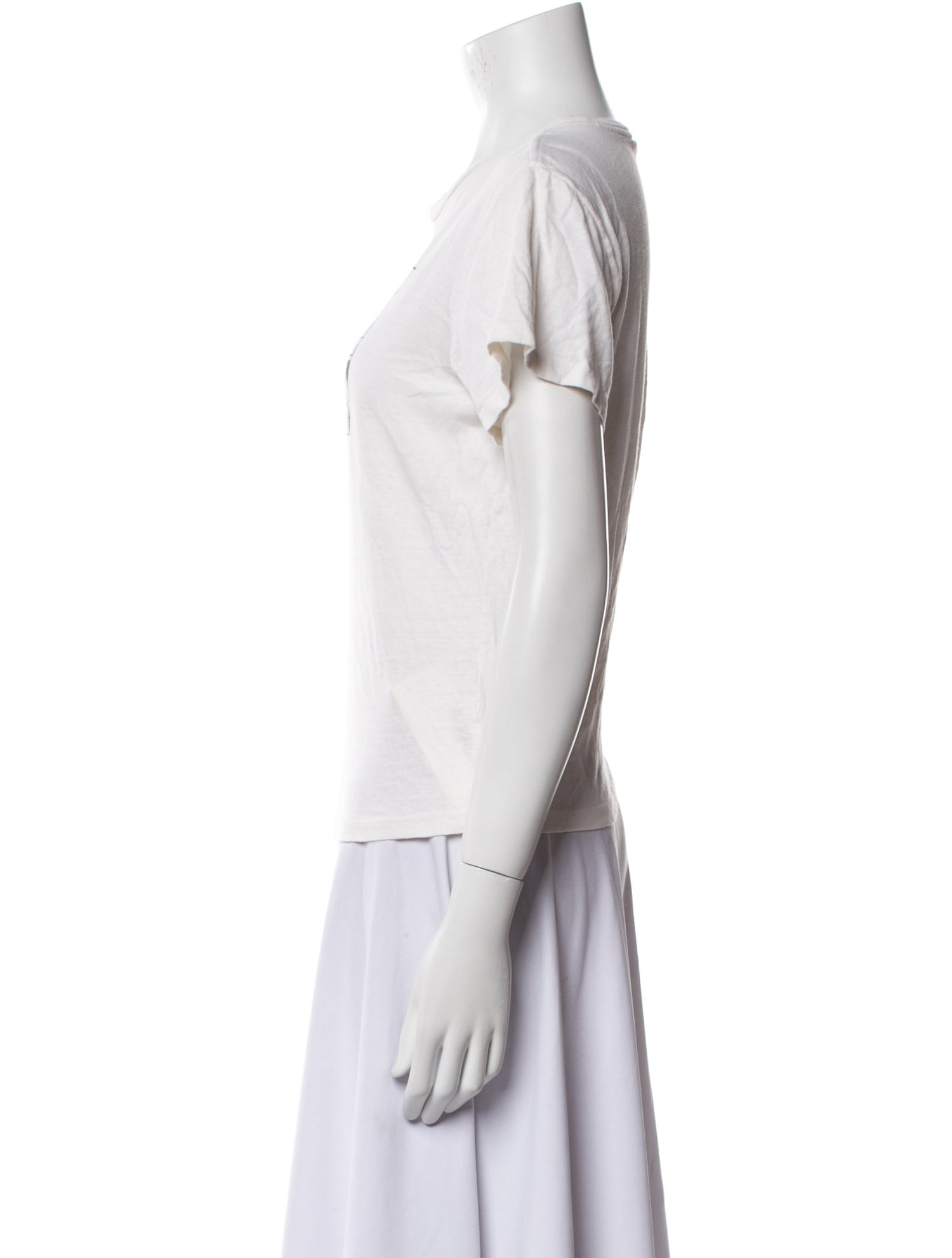 RE/DONE Graphic Print Crew Neck T-Shirt