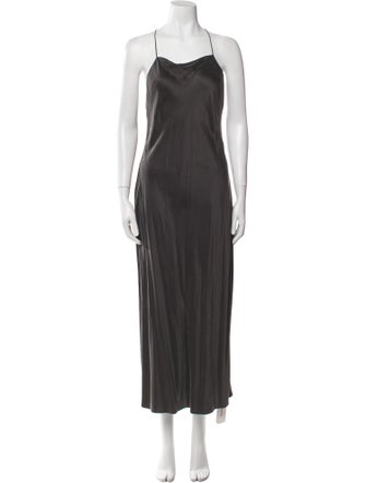 RE/DONE Silk Midi Length Dress