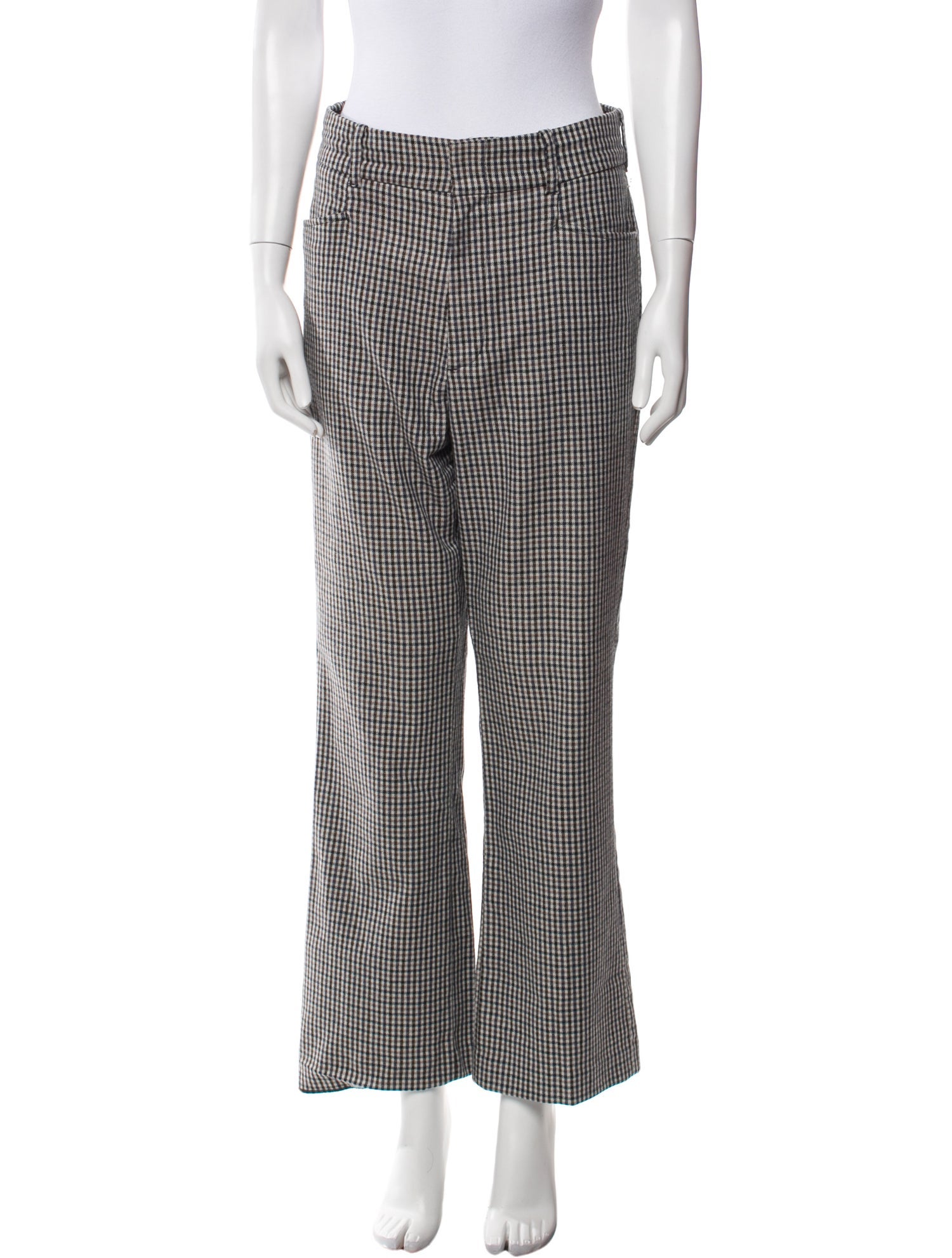 RE/DONE Virgin Wool Straight Leg Pants