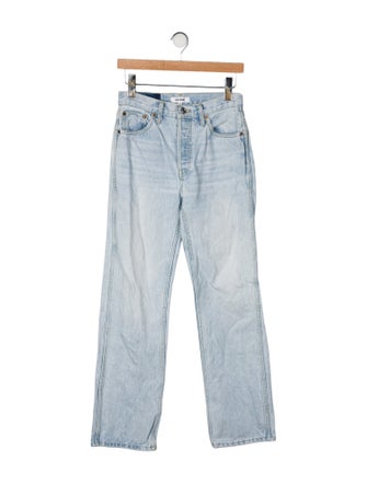 RE/DONE Mid-Rise Straight Leg Jeans