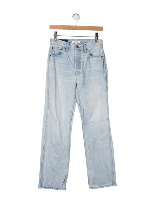 RE/DONE Mid-Rise Straight Leg Jeans