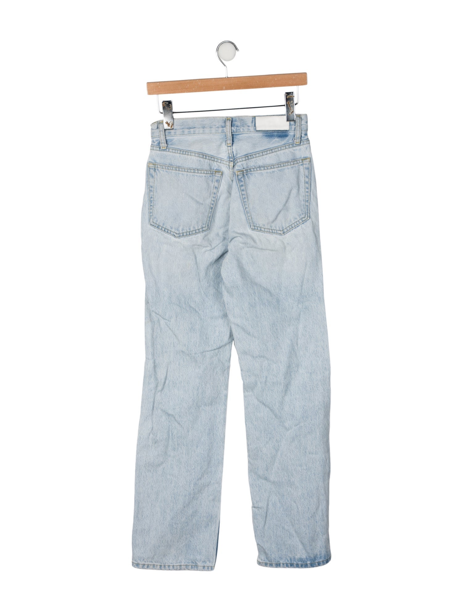 RE/DONE Mid-Rise Straight Leg Jeans