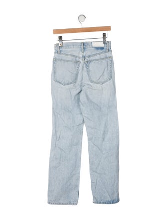 RE/DONE Mid-Rise Straight Leg Jeans