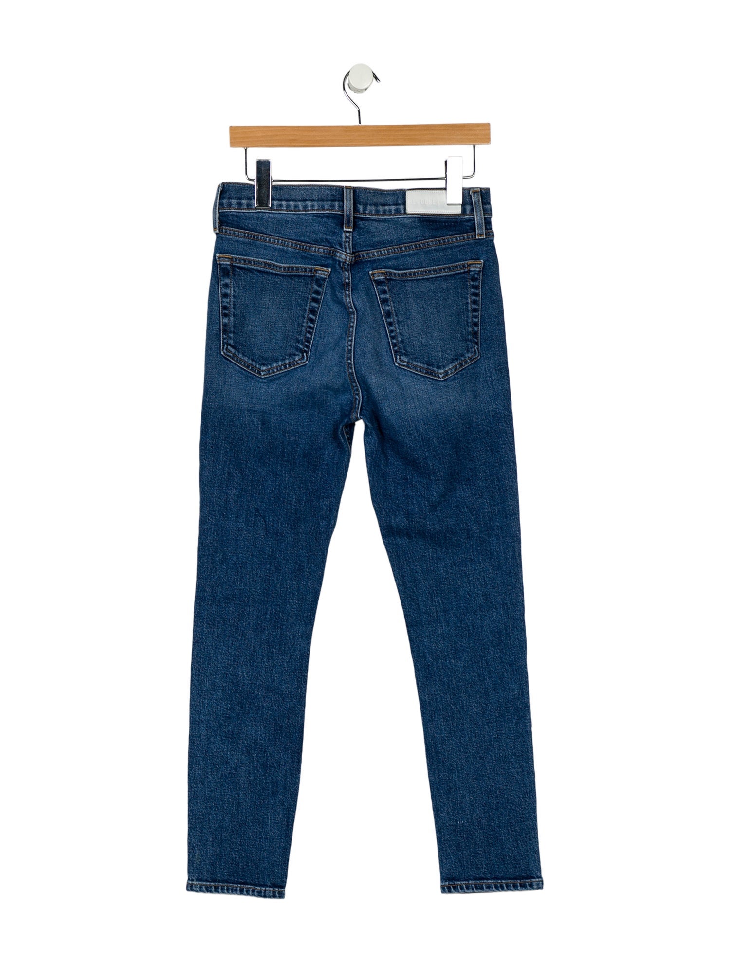 RE/DONE High-Rise Straight Leg Jeans