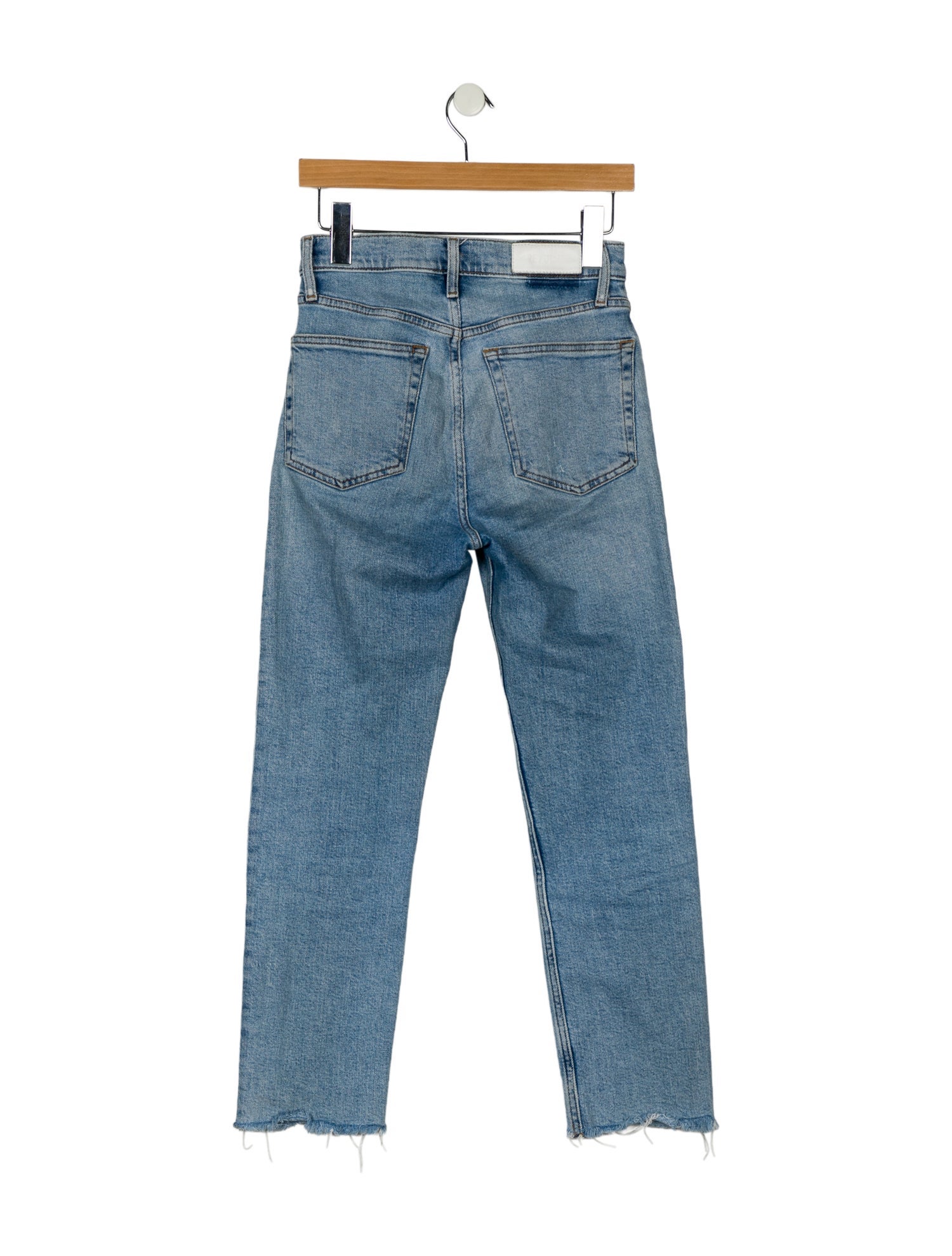 RE/DONE Mid-Rise Straight Leg Jeans