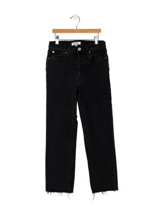 RE/DONE Mid-Rise Straight Leg Jeans