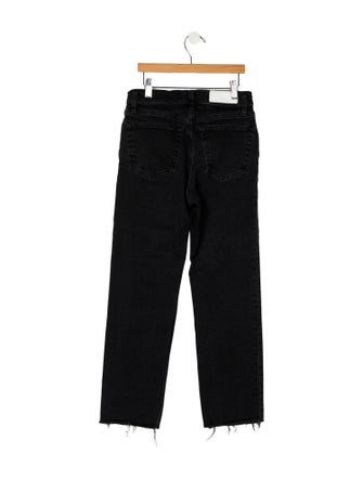 RE/DONE Mid-Rise Straight Leg Jeans