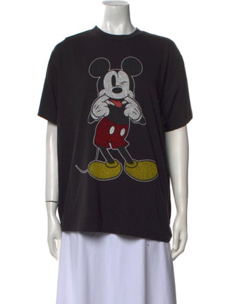 RE/DONE Graphic Print Crew Neck T-Shirt