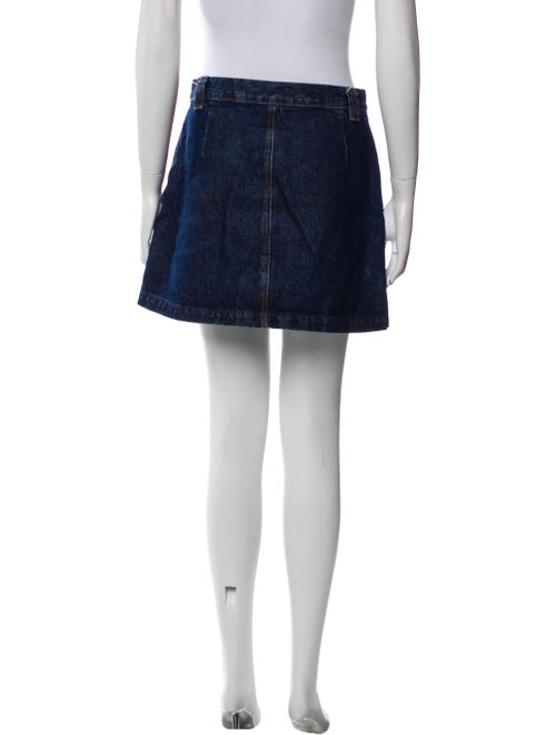 RE/DONE Distressed Accents Mini Skirt