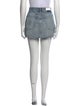 RE/DONE Raw-Edge Trim Mini Skirt