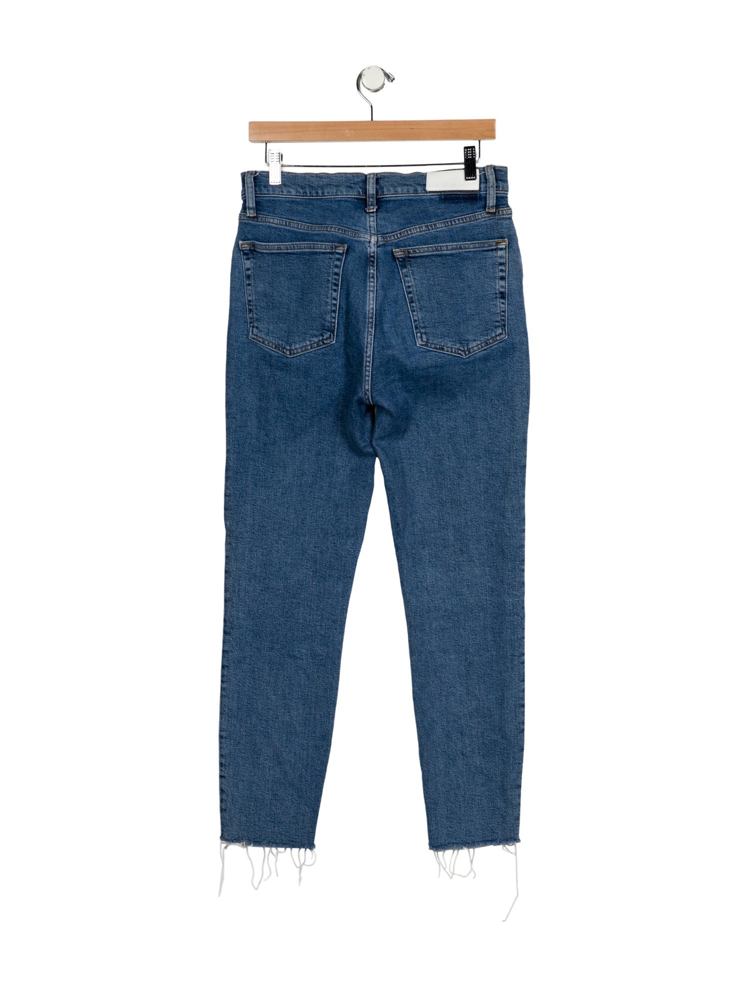 RE/DONE High-Rise Straight Leg Jeans