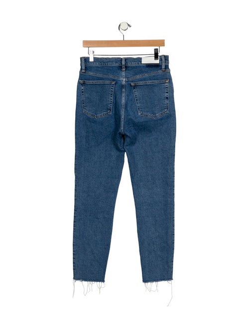 RE/DONE High-Rise Straight Leg Jeans