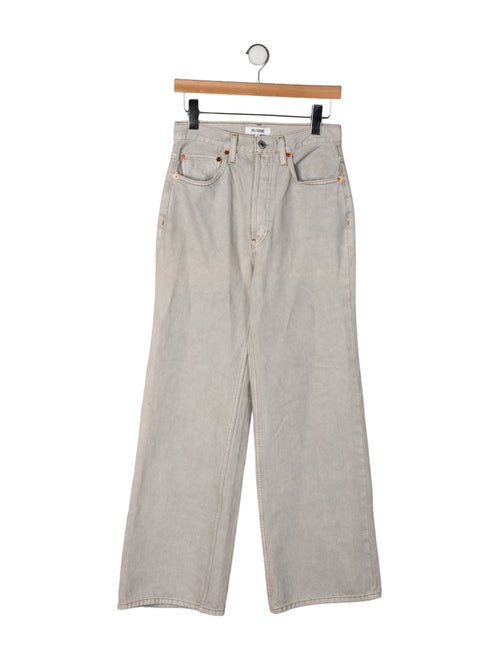 RE/DONE Mid-Rise Wide Leg Jeans