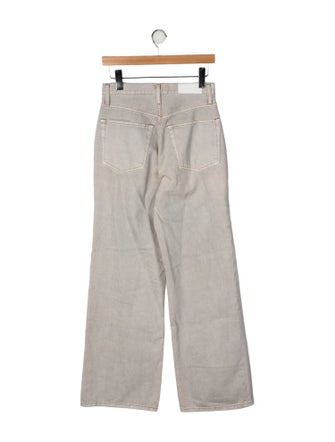 RE/DONE Mid-Rise Wide Leg Jeans