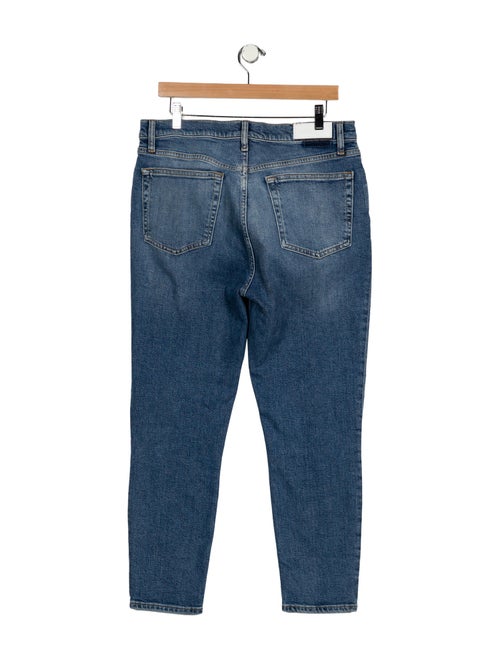 RE/DONE High-Rise Straight Leg Jeans