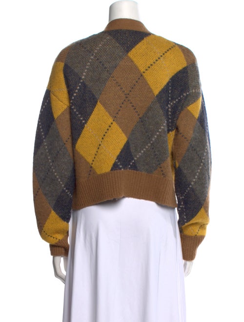 RE/DONE Printed V-Neck Sweater