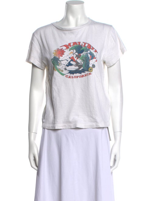 RE/DONE Graphic Print Crew Neck T-Shirt