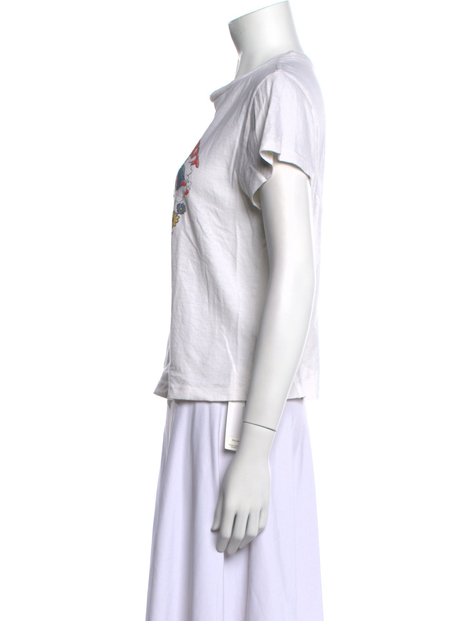 RE/DONE Graphic Print Crew Neck T-Shirt