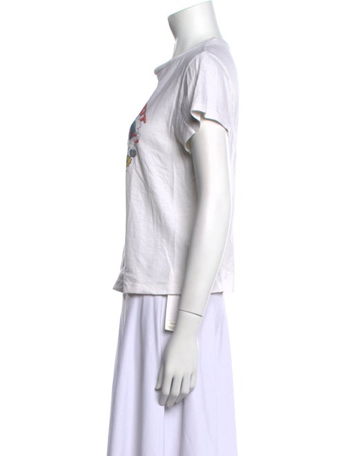 RE/DONE Graphic Print Crew Neck T-Shirt