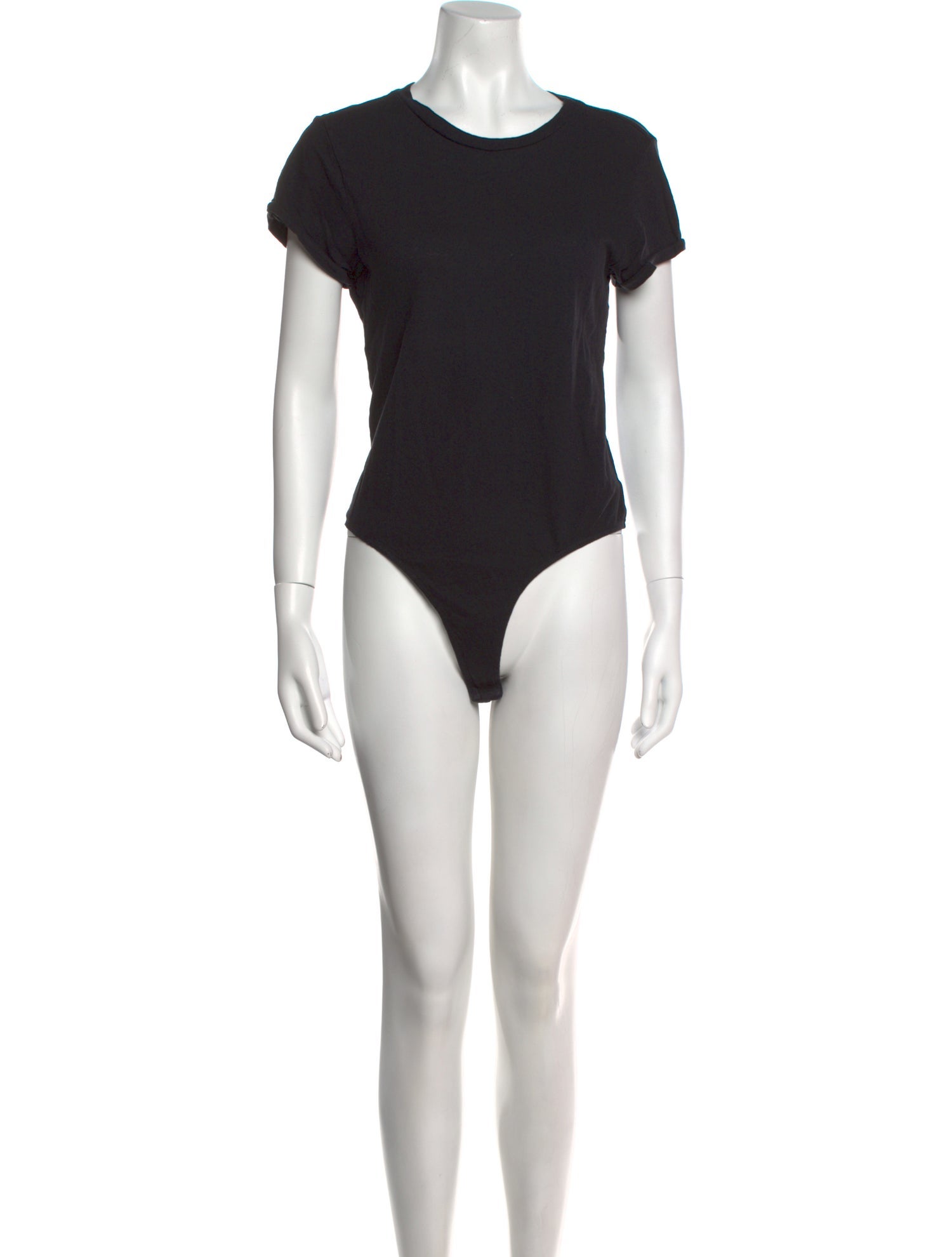 RE/DONE Crew Neck Short Sleeve Bodysuit