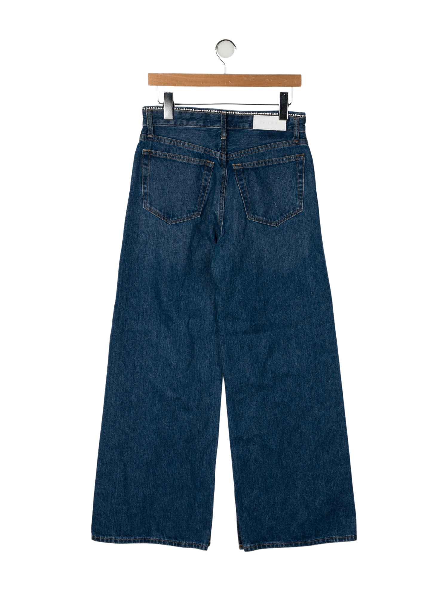RE/DONE Mid-Rise Wide Leg Jeans