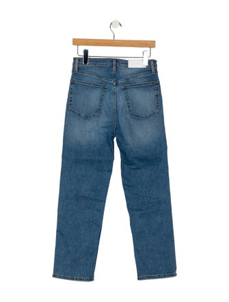 RE/DONE Mid-Rise Straight Leg Jeans