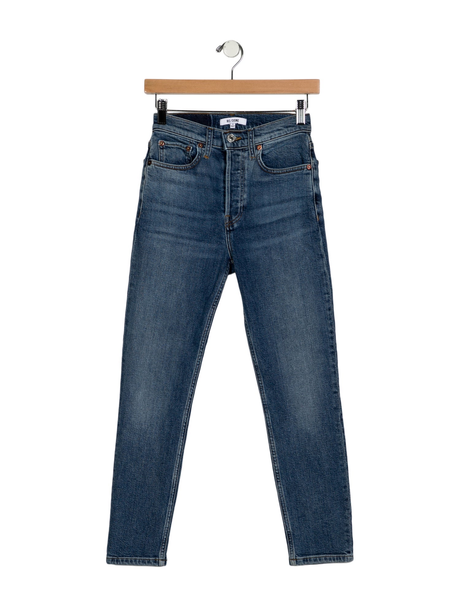 RE/DONE Mid-Rise Skinny Leg Jeans