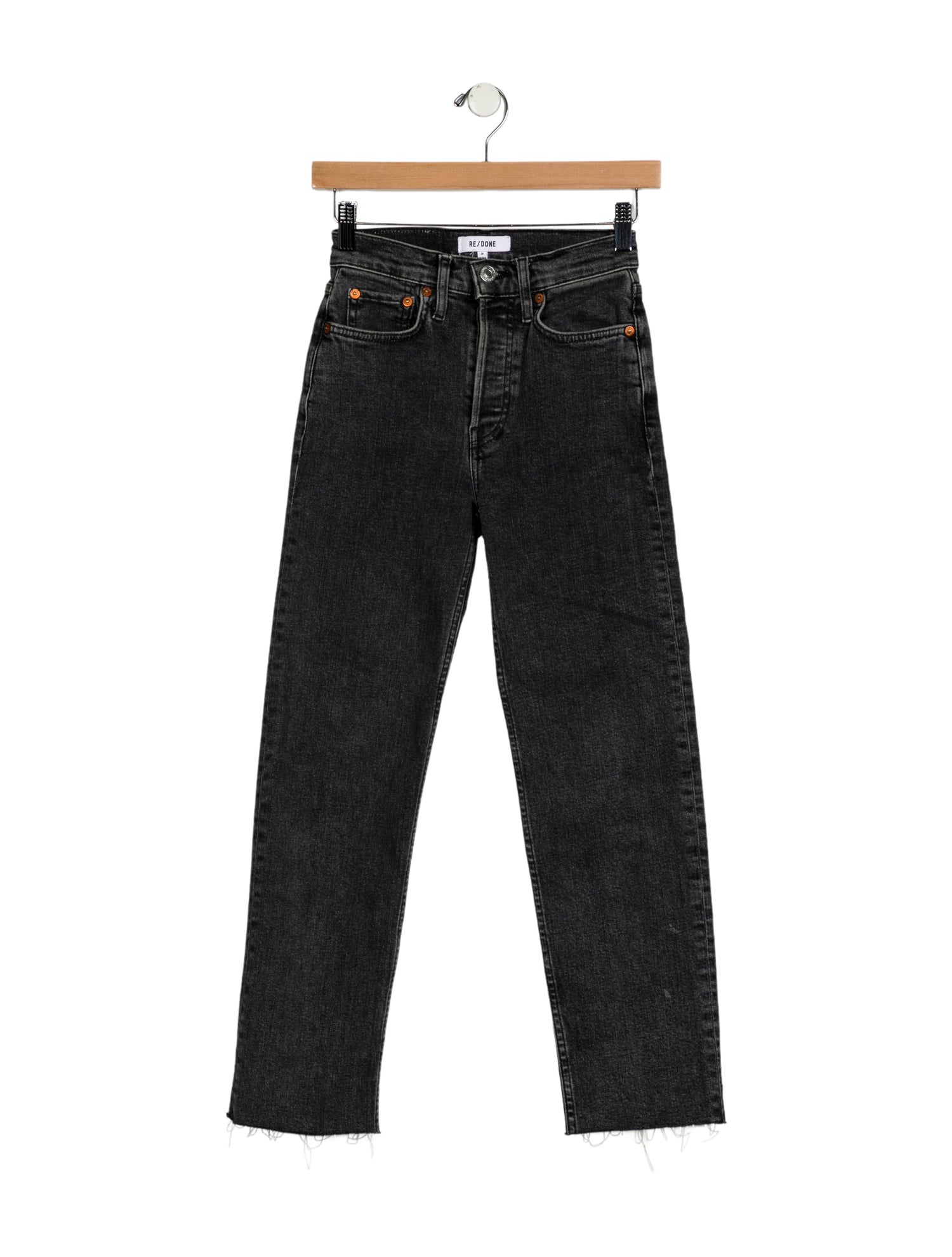 RE/DONE Mid-Rise Straight Leg Jeans