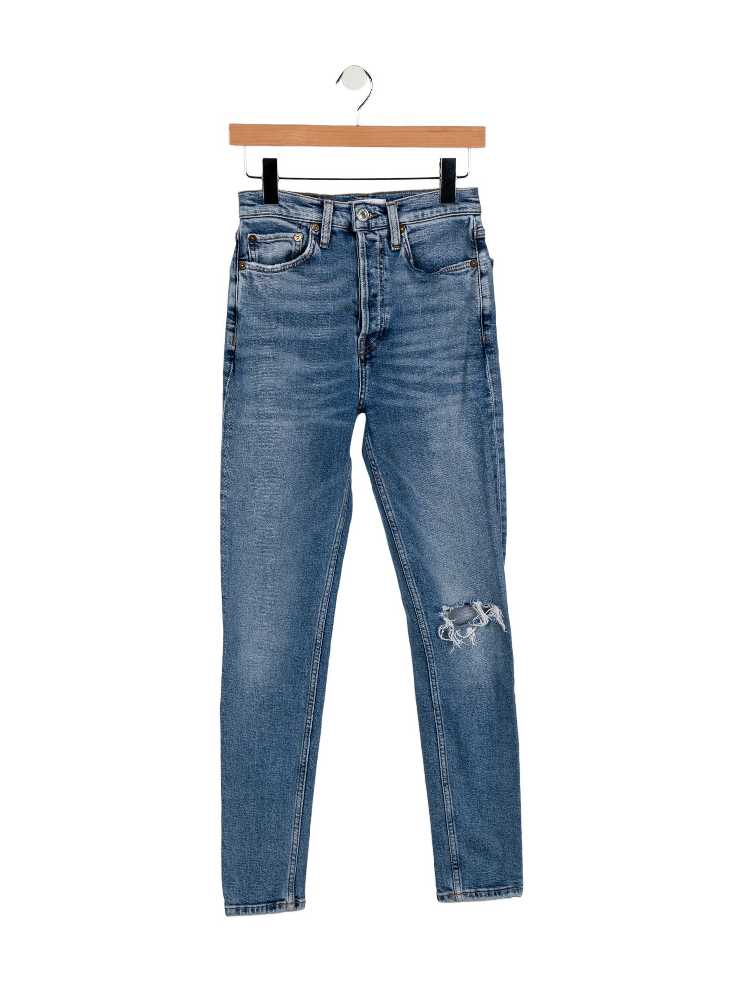 RE/DONE High-Rise Skinny Leg Jeans