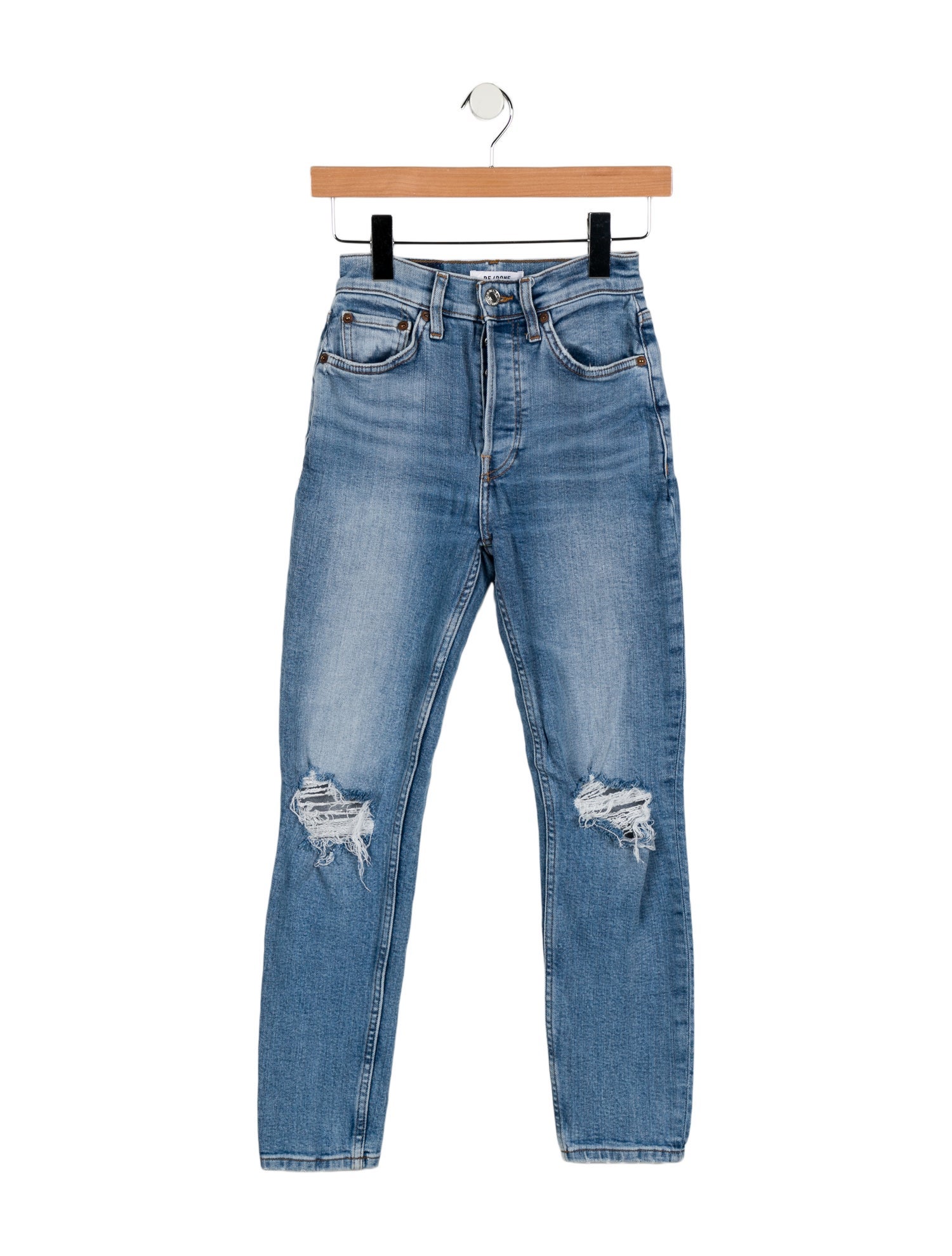 RE/DONE Mid-Rise Skinny Leg Jeans