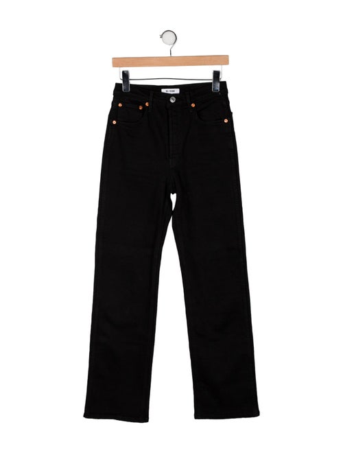 RE/DONE Mid-Rise Wide Leg Jeans