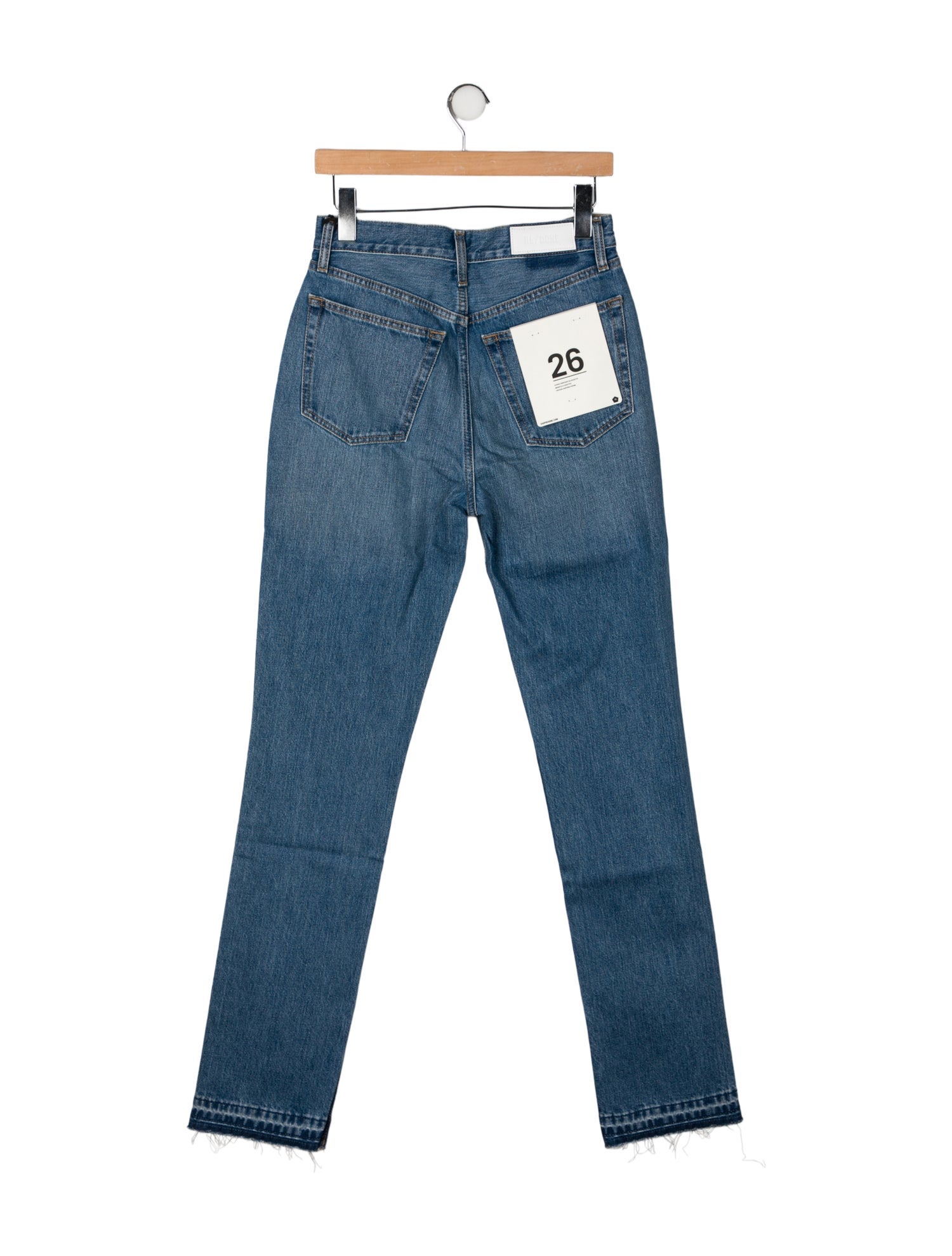 RE/DONE High-Rise Straight Leg Jeans w/ Tags