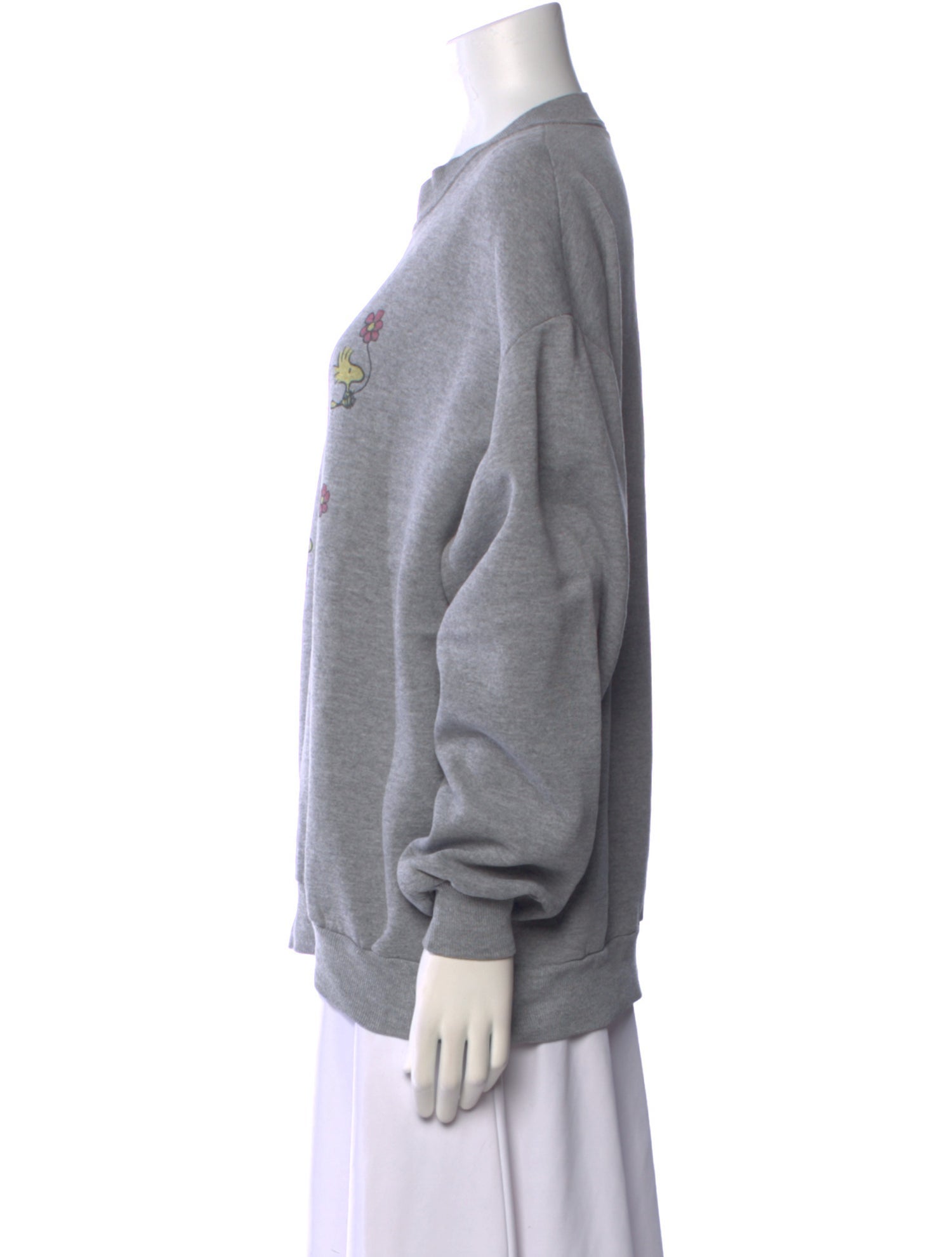 RE/DONE Graphic Print Crew Neck Sweatshirt