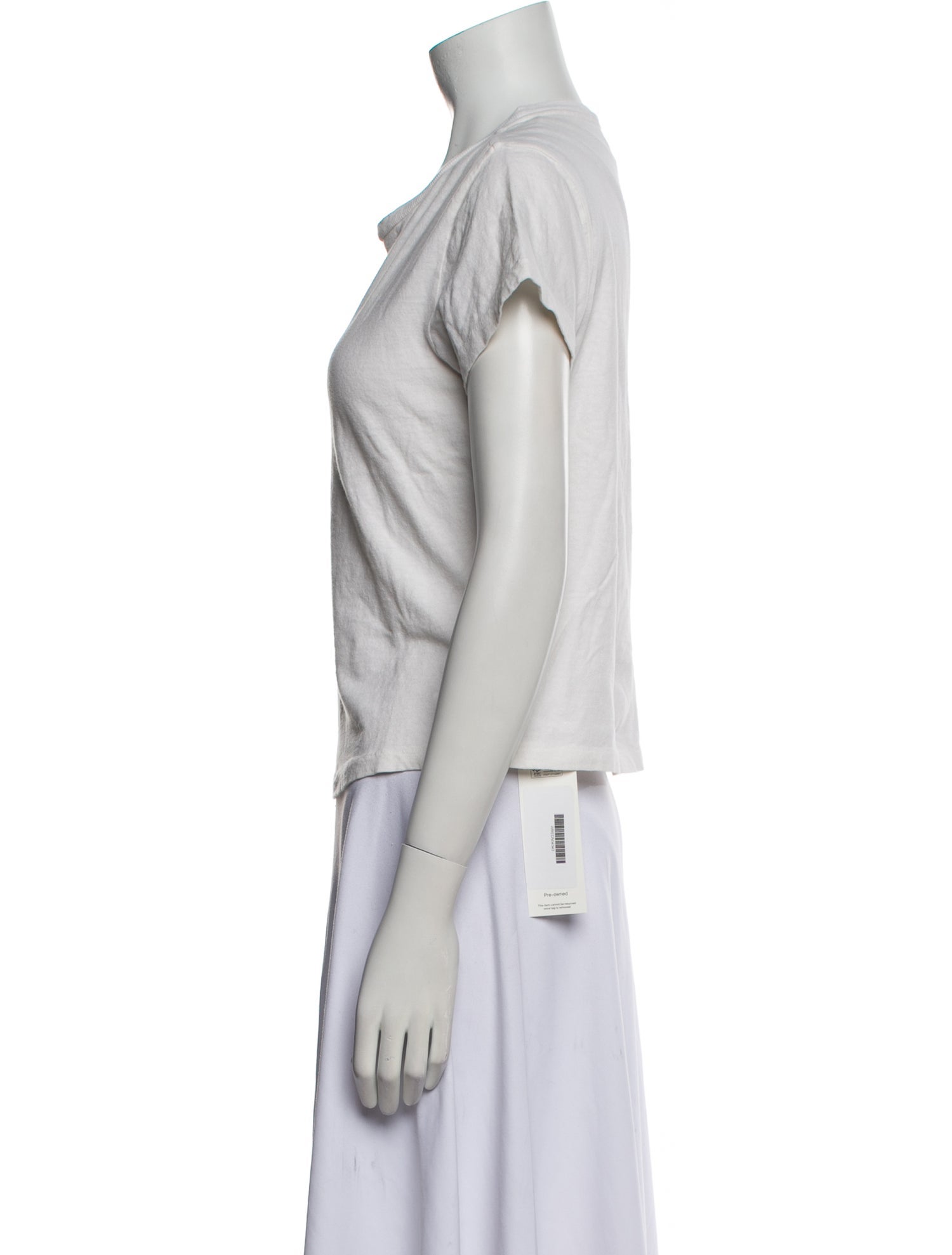 RE/DONE Scoop Neck Short Sleeve T-Shirt