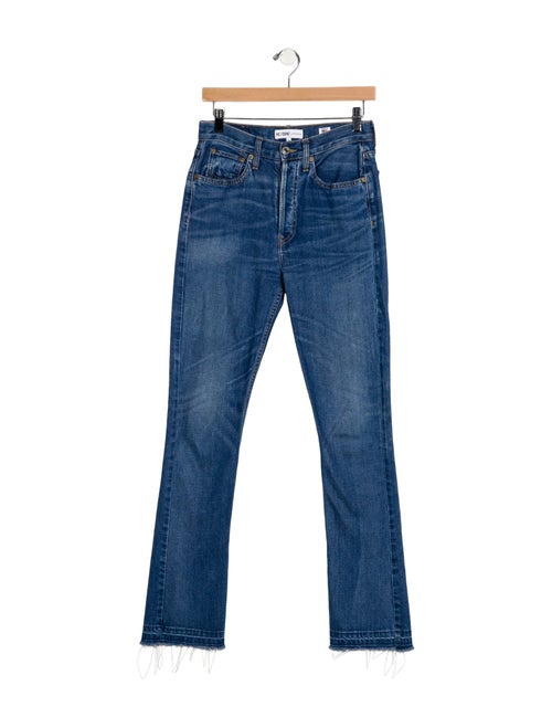 RE/DONE High-Rise Straight Leg Jeans