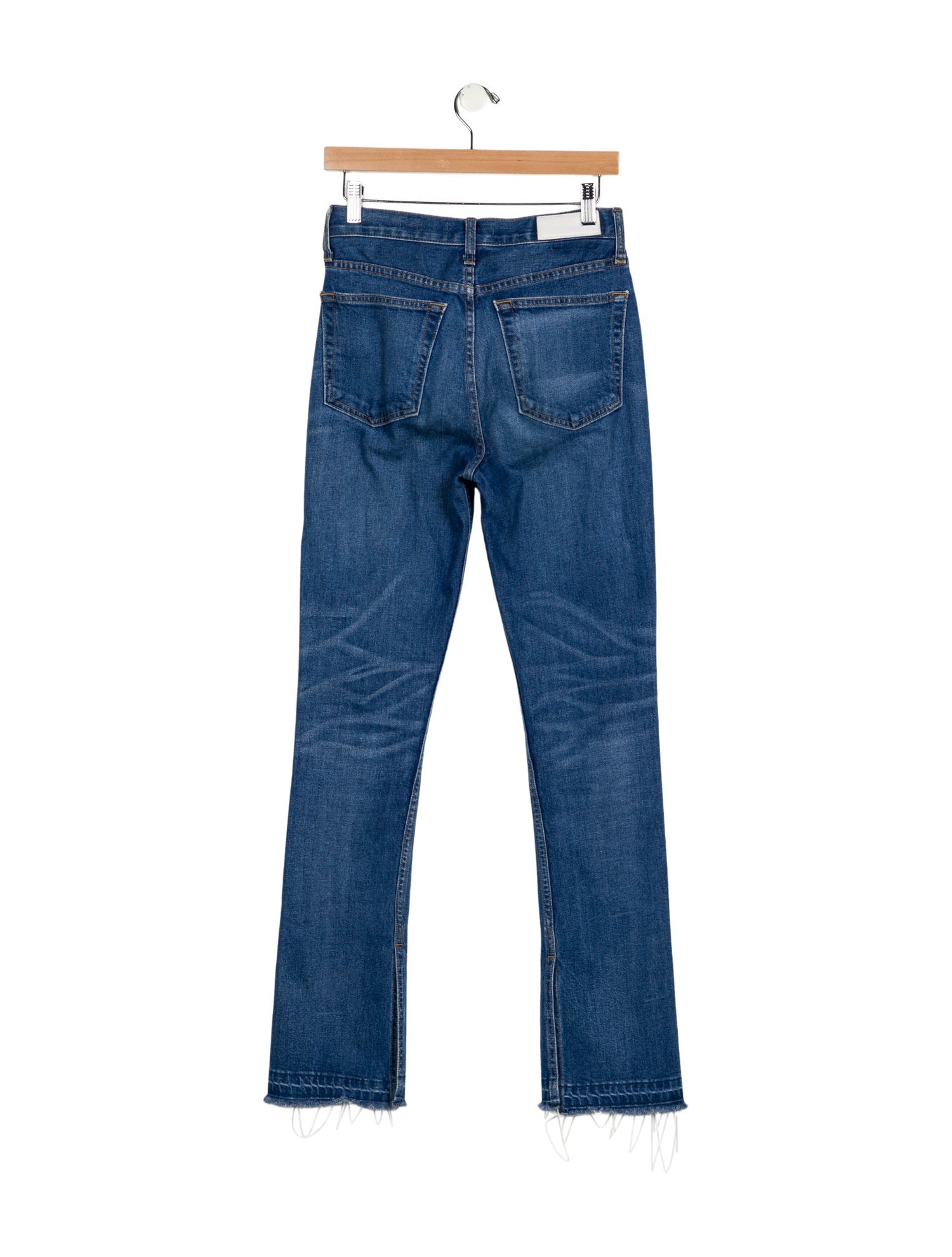 RE/DONE High-Rise Straight Leg Jeans