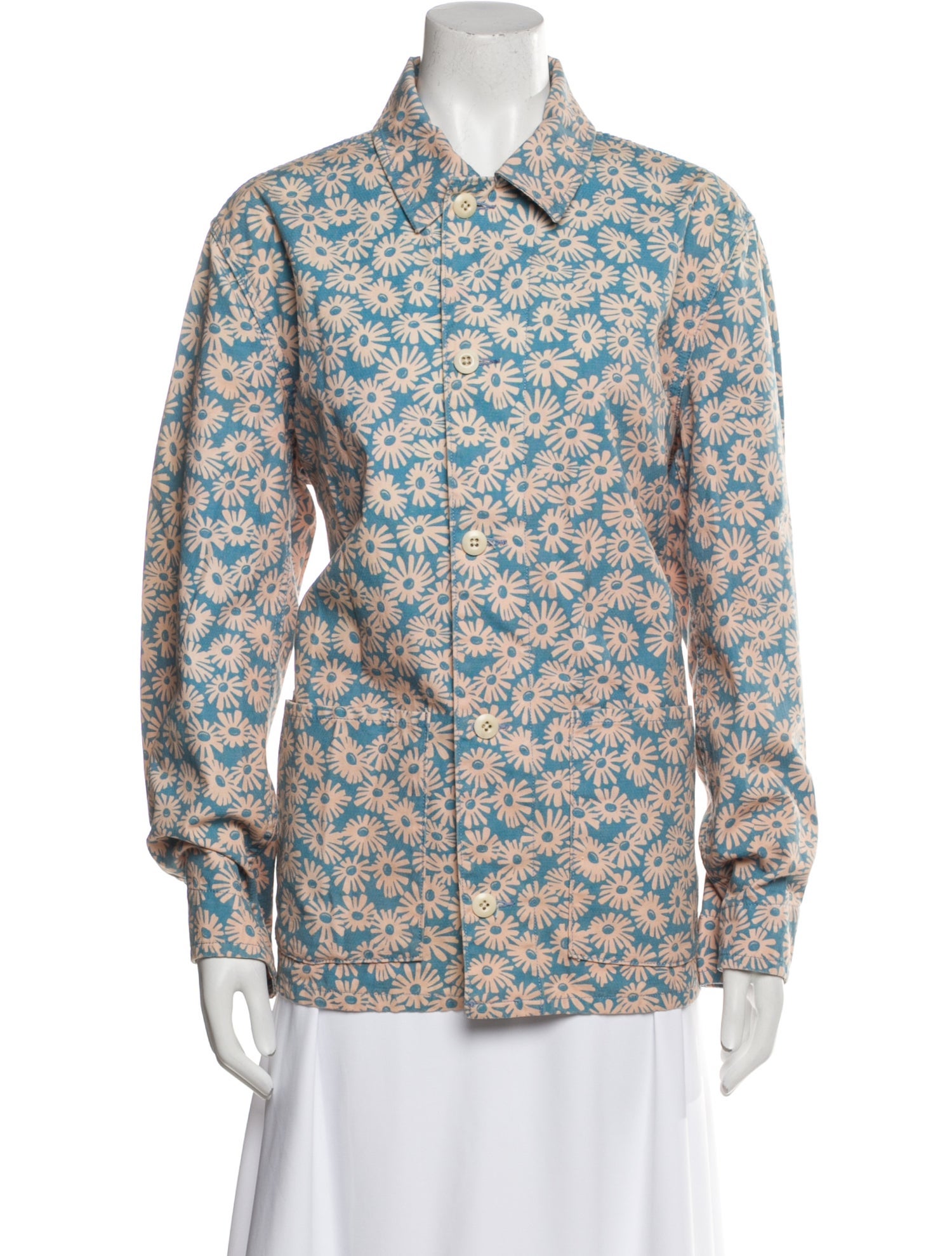 RE/DONE Floral Print Blazer