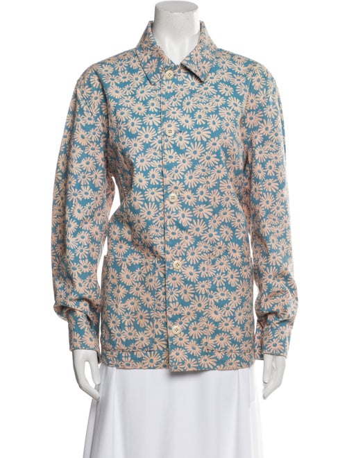 RE/DONE Floral Print Blazer