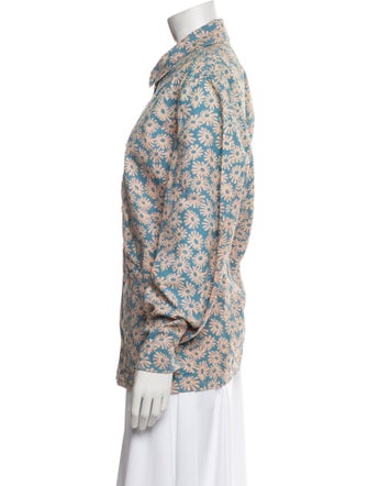 RE/DONE Floral Print Blazer