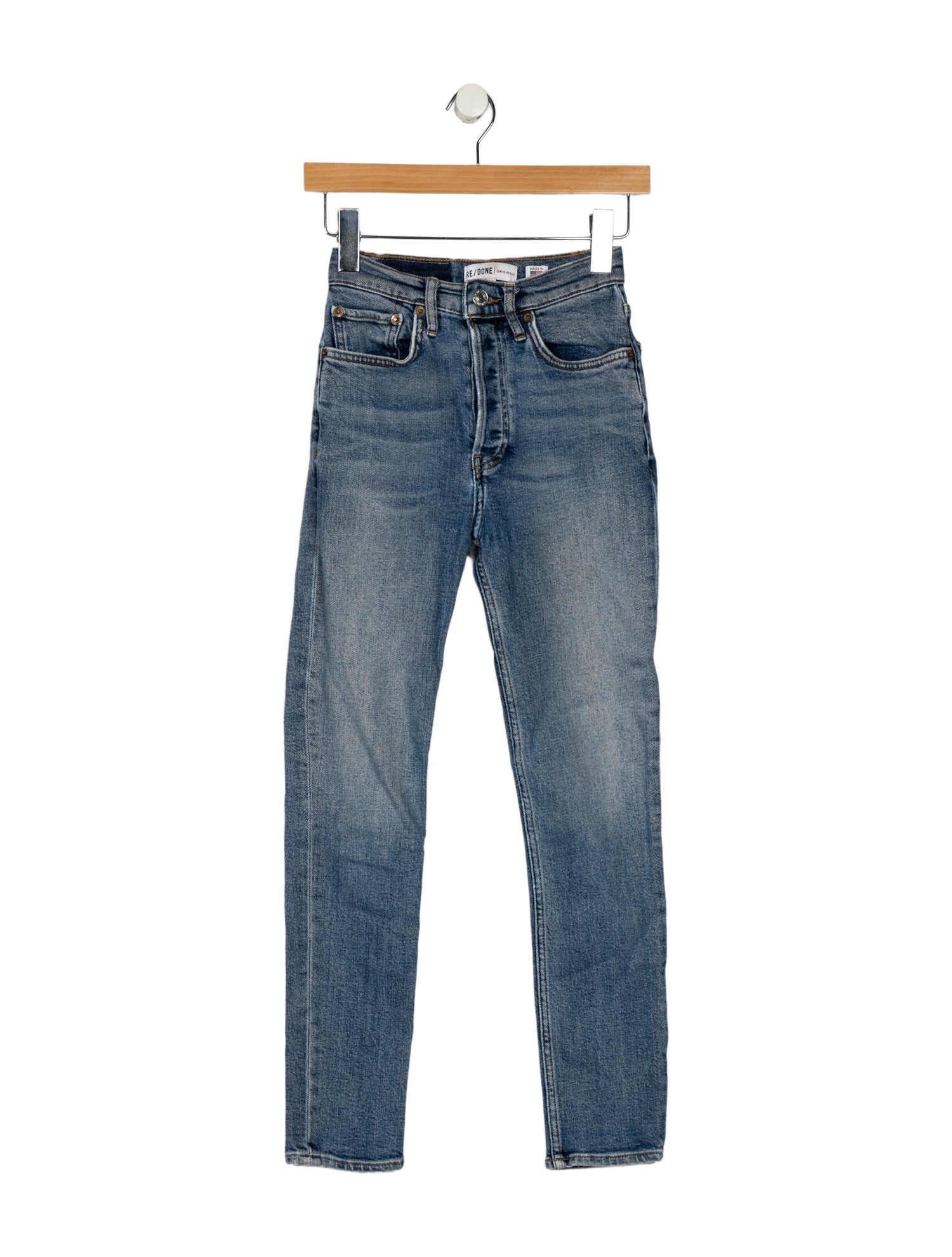 RE/DONE Mid-Rise Skinny Leg Jeans