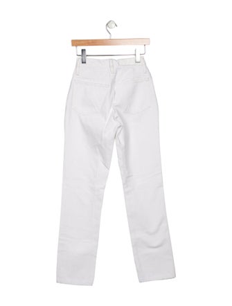 RE/DONE High-Rise Straight Leg Jeans