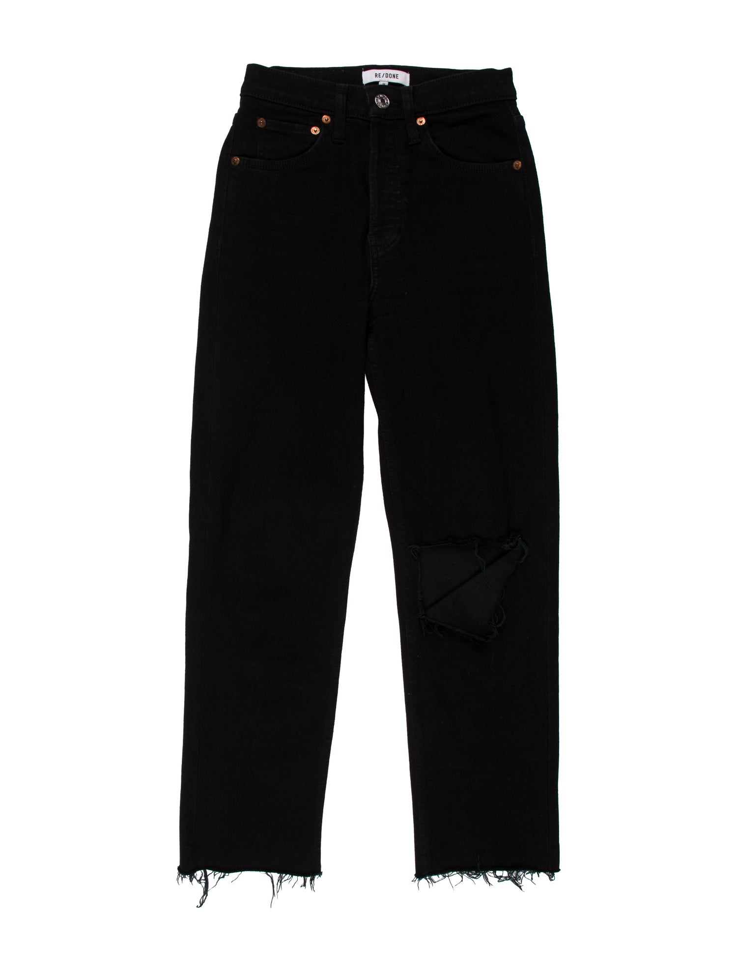 RE/DONE Mid-Rise Straight Leg Jeans