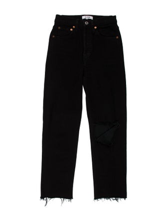 RE/DONE Mid-Rise Straight Leg Jeans